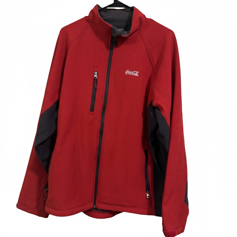 Coca Cola Red and Black Performance Jacket